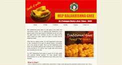 Desktop Screenshot of mlpbalakrishnaghee.com